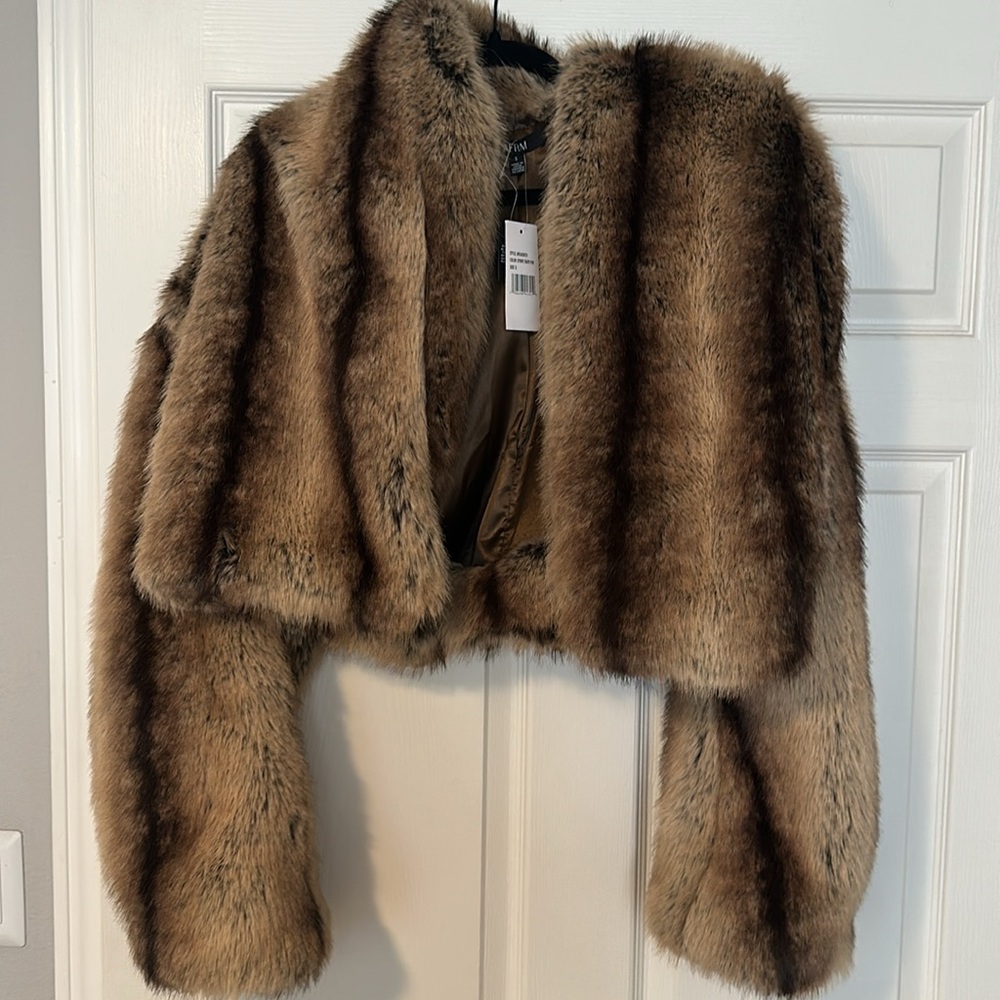 AFRM Stephanie Faux Fur Jacket